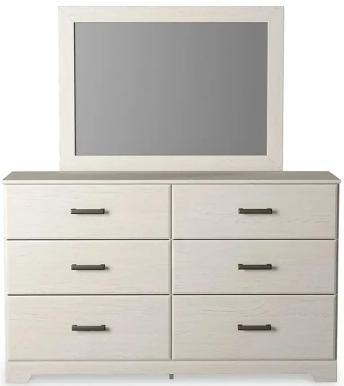 Stelsie Dresser and Mirror in White by Ashley Furniture