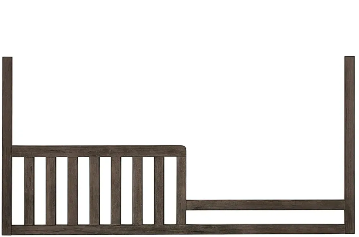 Carter Convertible Toddler Rail in Brushed Pewter by Westwood Design