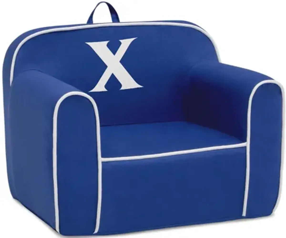 Cozee Monogrammed Chair Letter "X"