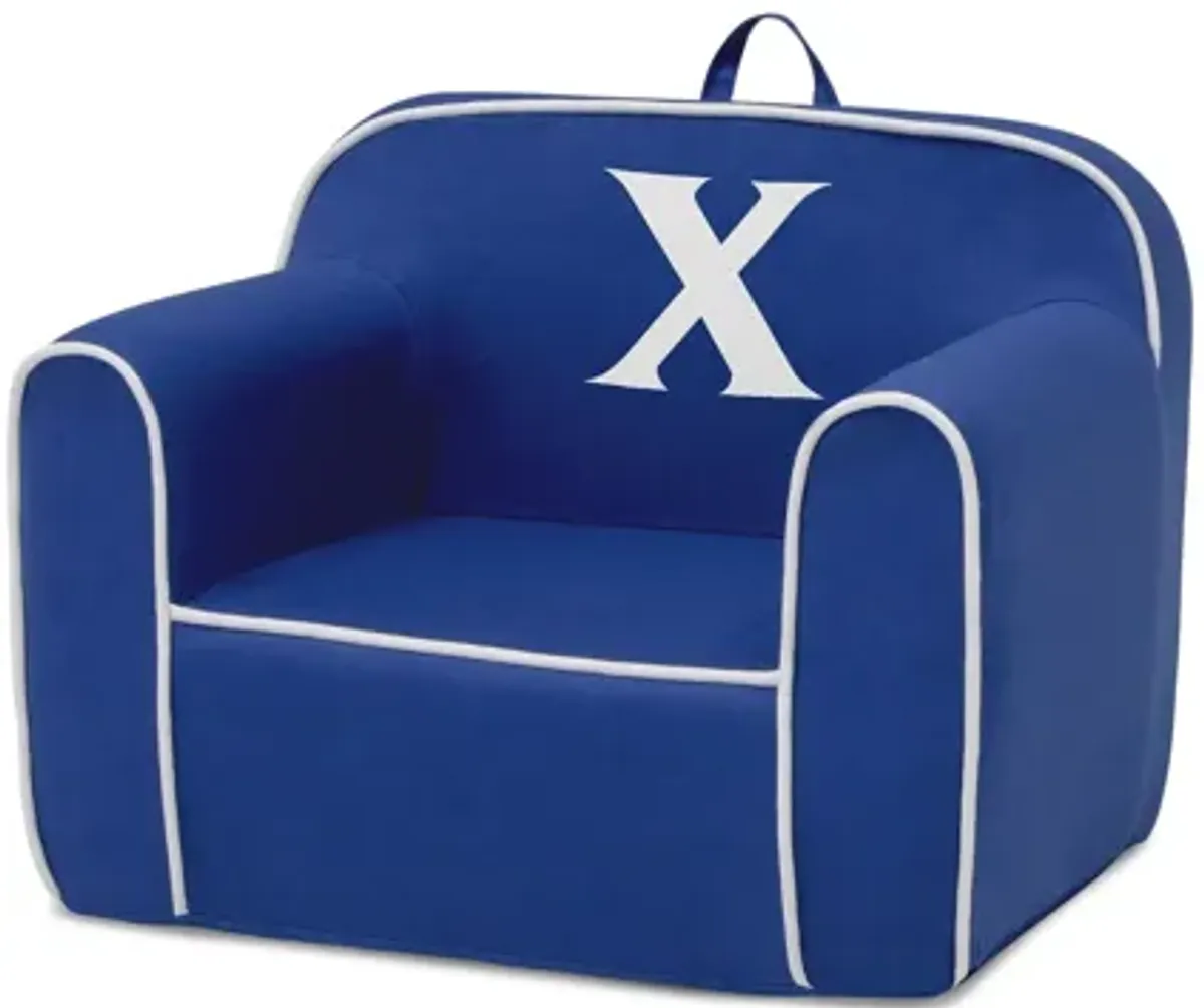 Cozee Monogrammed Chair Letter "X"