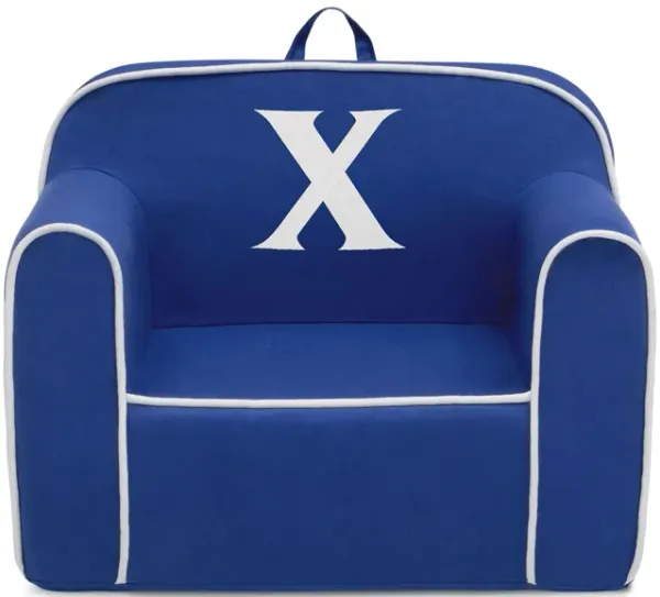Cozee Monogrammed Chair Letter "X"