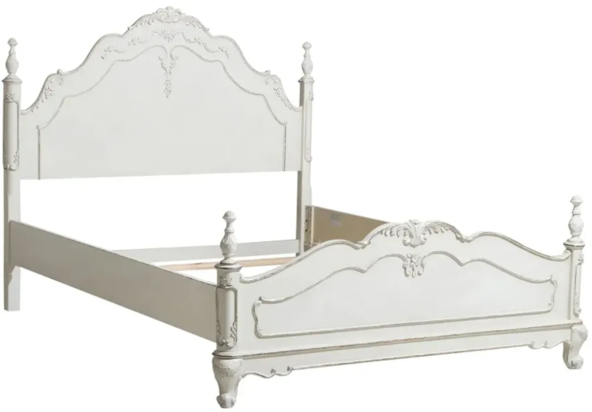 Averny Full Bed in Antique White by Homelegance