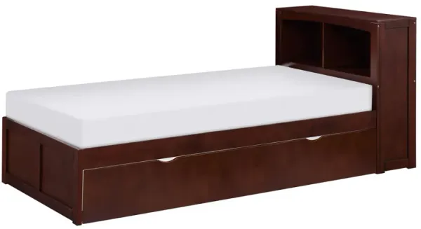 Belisar Headboard Storage Cubby Trundle Bed