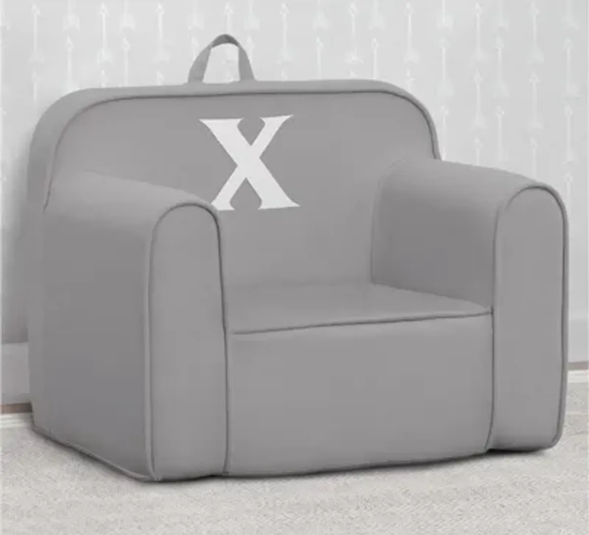 Cozee Monogrammed Chair Letter "X"