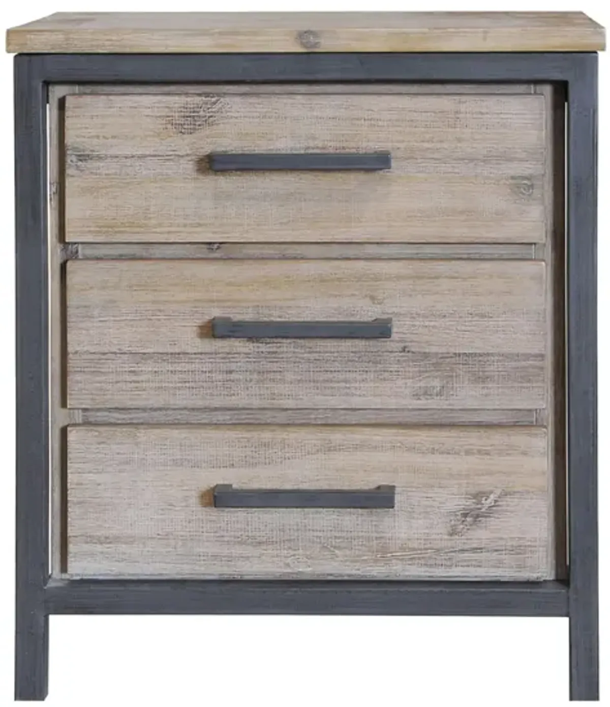 Irondale Nightstand in Brown, Gray by LH Imports Ltd