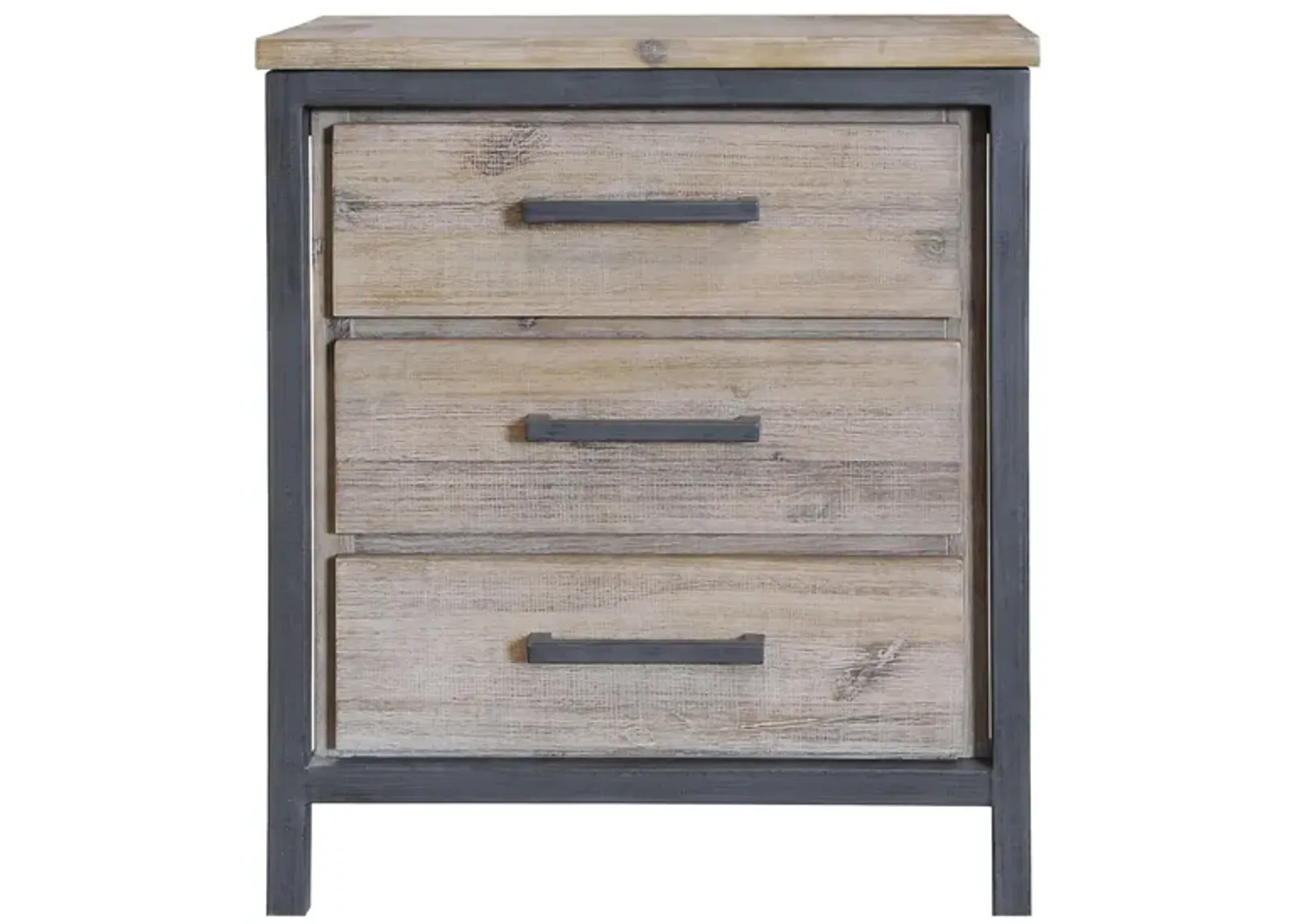 Irondale Nightstand in Brown, Gray by LH Imports Ltd