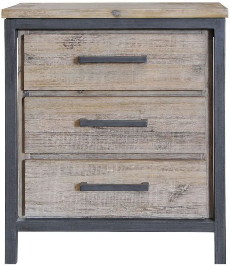 Irondale Nightstand in Brown, Gray by LH Imports Ltd