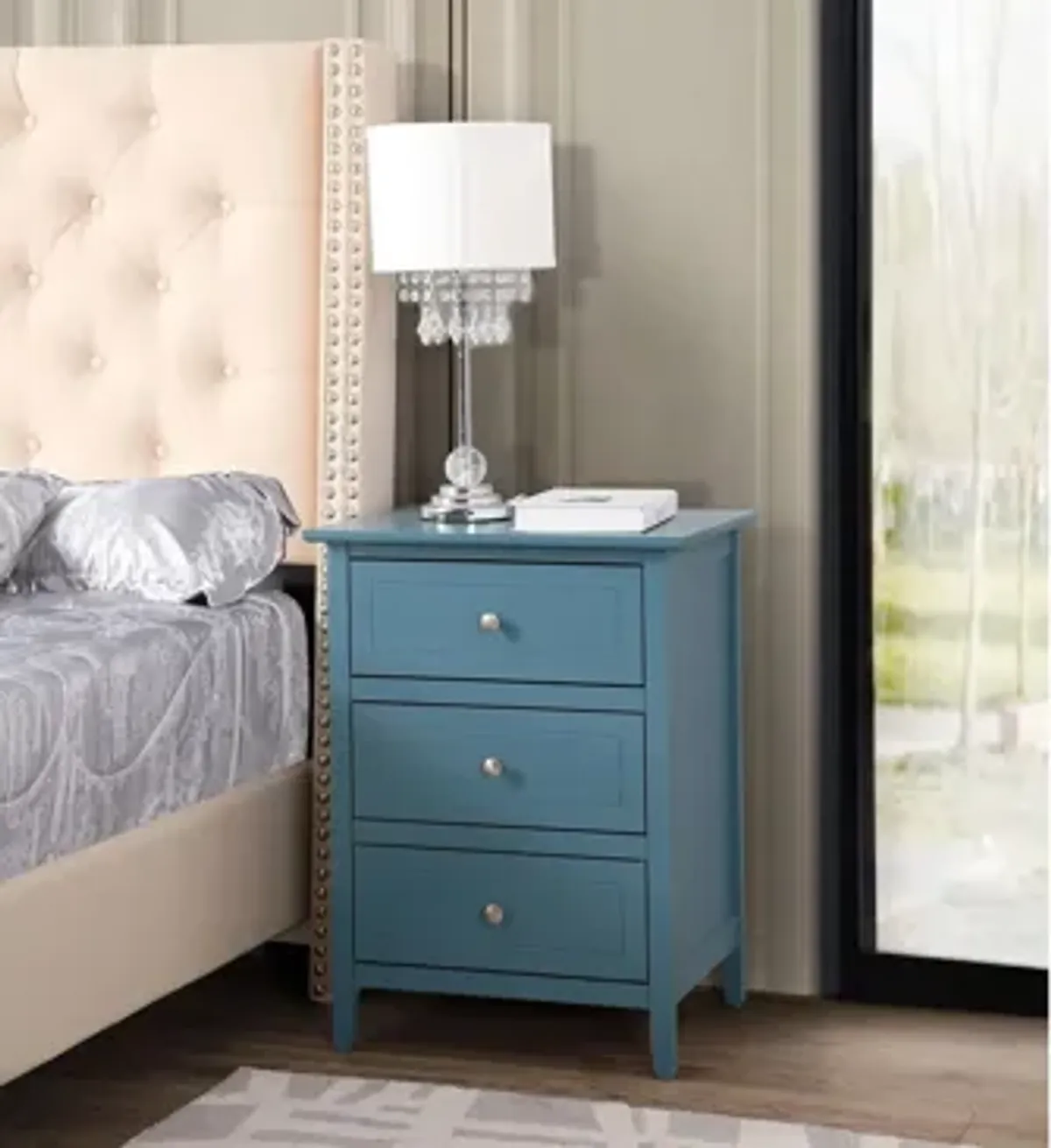 Daniel 3-Drawer Bedroom Nightstand