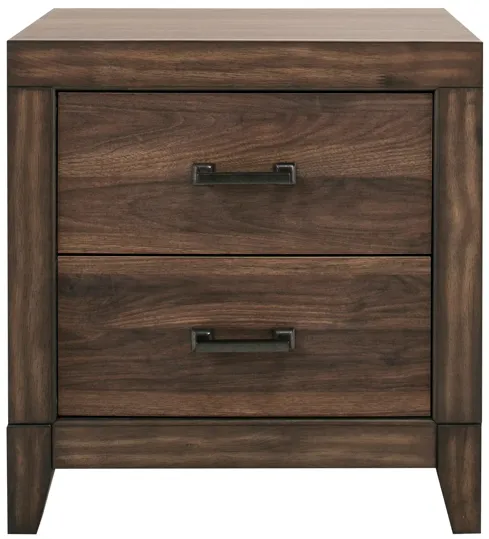 Exeter Nightstand in Medium Brown by Davis Intl.