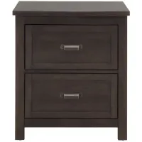 Union City Nightstand in Charcoal / Grey Wash by Bellanest