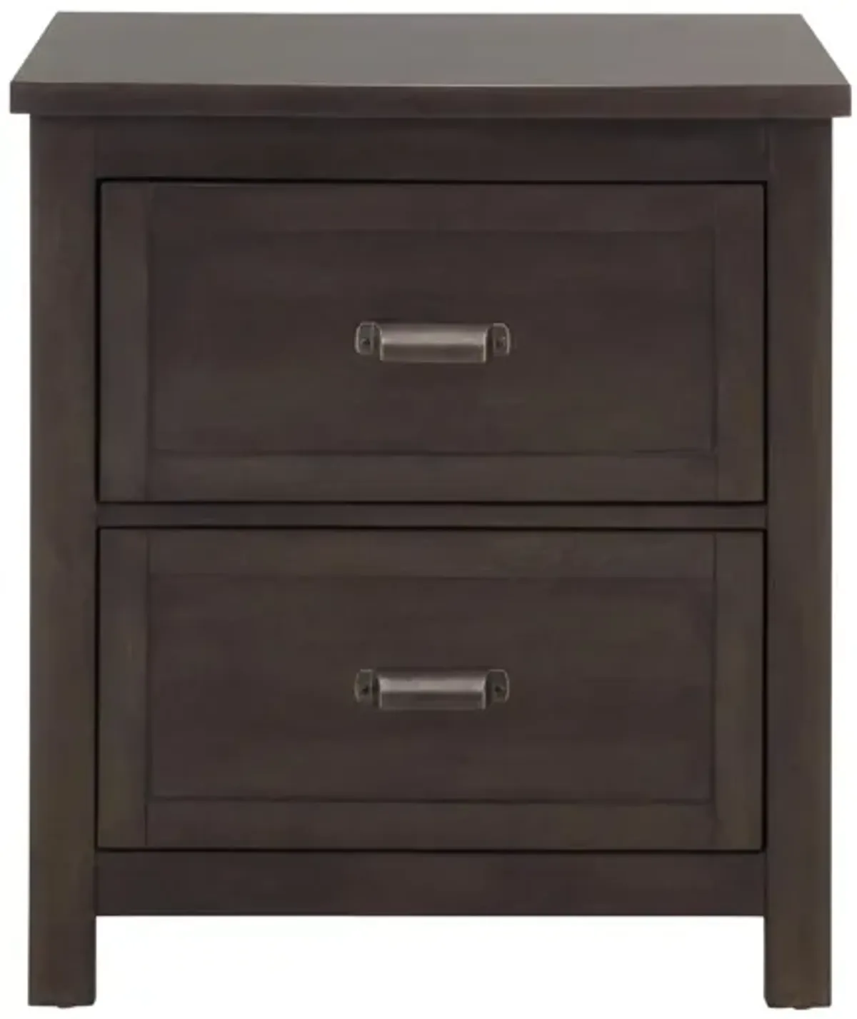 Union City Nightstand in Charcoal / Grey Wash by Bellanest