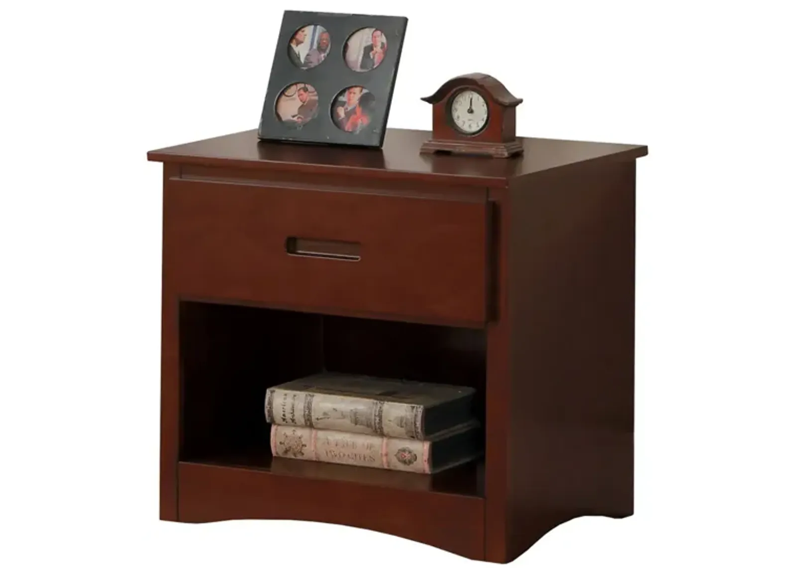 Shannon Nightstand in Dark Cherry by Homelegance