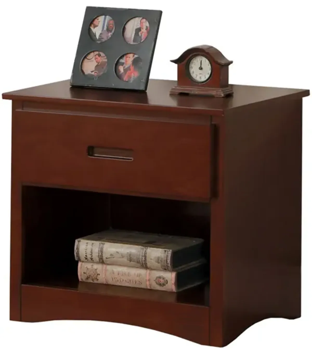 Shannon Nightstand in Dark Cherry by Homelegance