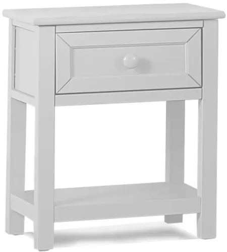 Schoolhouse Nightstand in White by Hillsdale Furniture