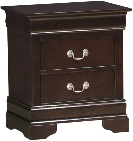 Rossie 2-Drawer Nightstand in Cappuccino by Glory Furniture
