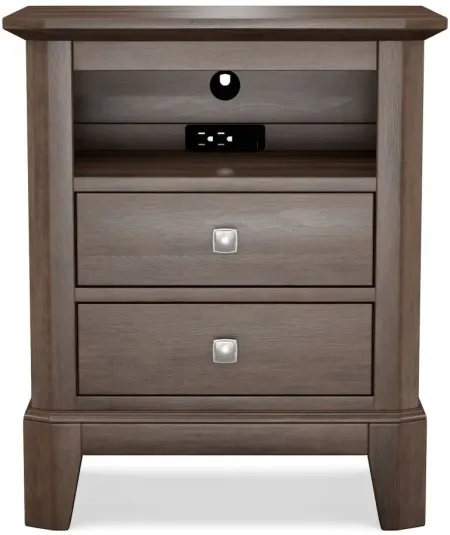 Urbane Nightstand in Contempo Brown by Durham Furniture