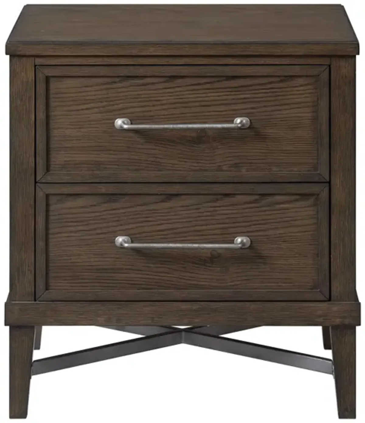 Preston 2 Drawer Nightstand in Weathered Vintage Oak by Intercon