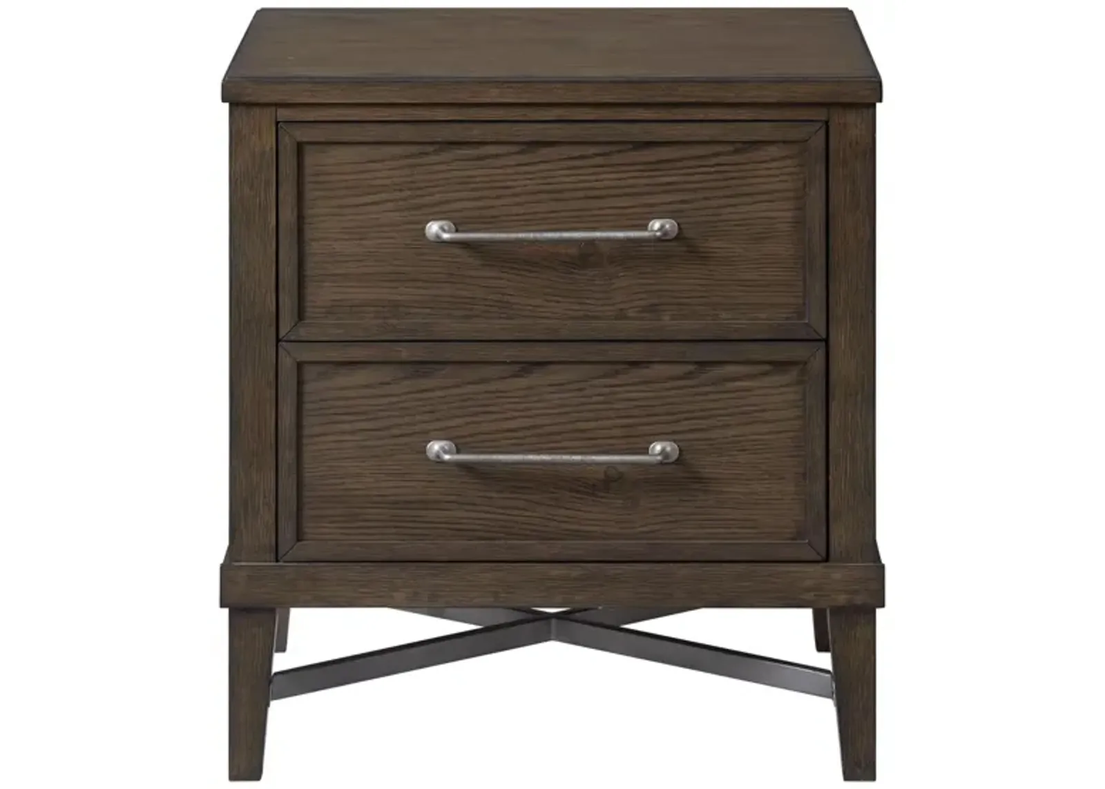 Preston 2 Drawer Nightstand in Weathered Vintage Oak by Intercon