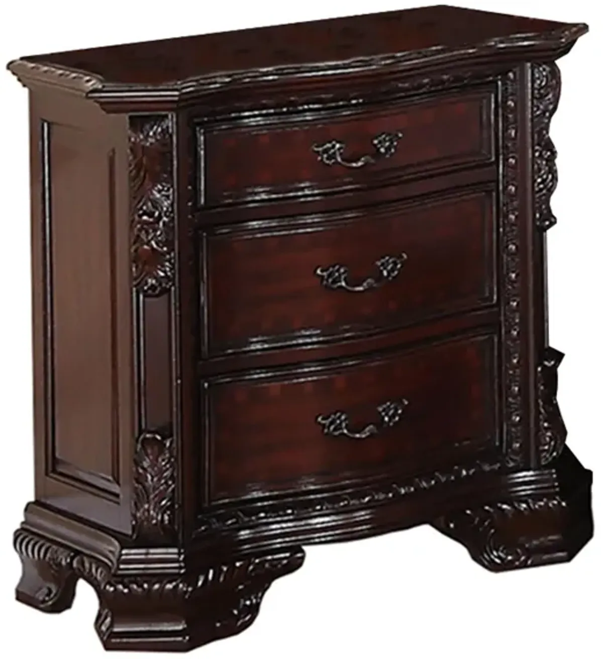 Sheffield Nightstand in Dark Cherry by Crown Mark