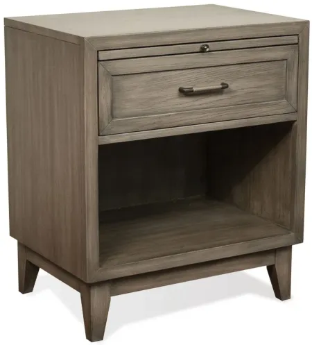 Vogue Open Nightstand in Gray Wash by Riverside Furniture