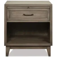 Vogue Open Nightstand in Gray Wash by Riverside Furniture