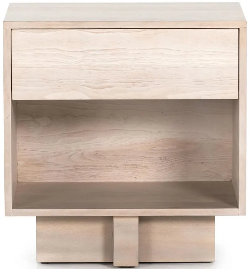 Wesson Nightstand in Grey Mahogany by Four Hands