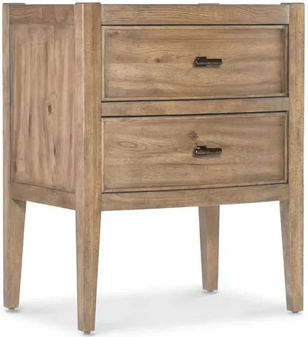 Vineyard Row Two Drawer Nightstand