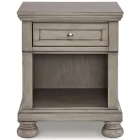 Lettner Nightstand in Light Gray by Ashley Furniture