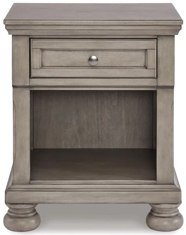 Lettner Nightstand in Light Gray by Ashley Furniture