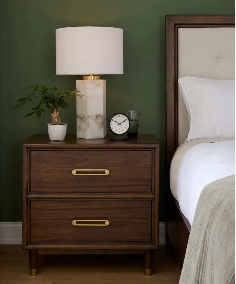 Lindsay Nightstand in Brown by Najarian