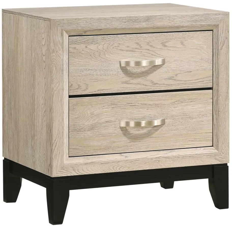 Akerson Nightstand in Driftwood by Crown Mark