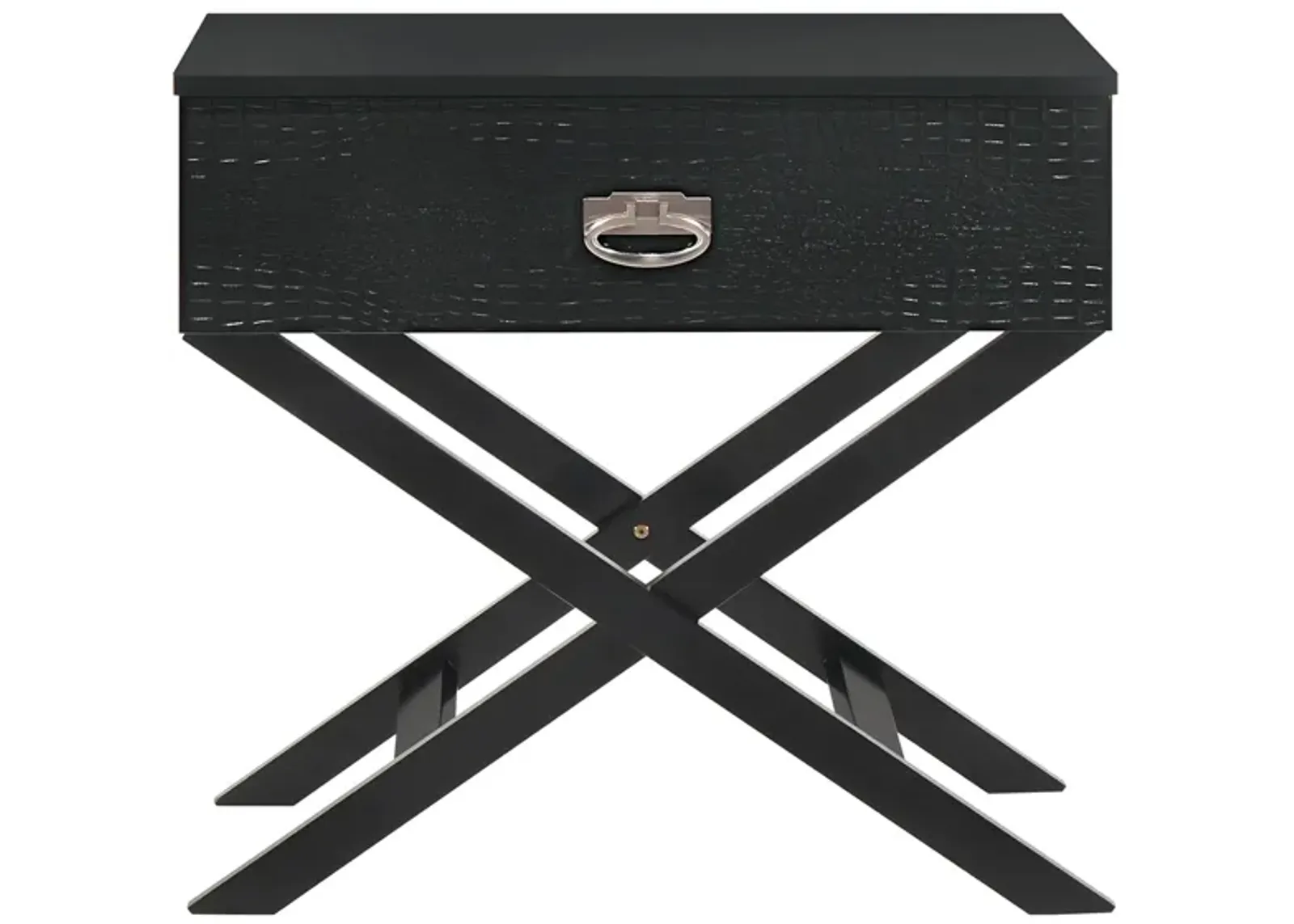 Xavier Nightstand in Black by Glory Furniture