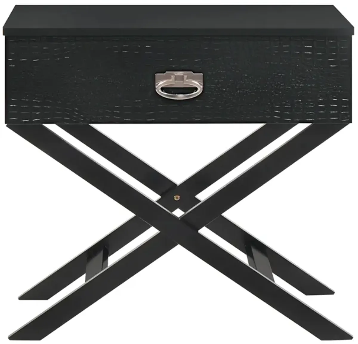 Xavier Nightstand in Black by Glory Furniture