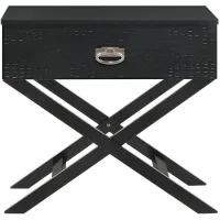 Xavier Nightstand in Black by Glory Furniture