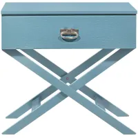 Xavier Nightstand in Teal by Glory Furniture