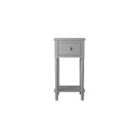 Nova Nightstand with USB in Gray by Elements International Group