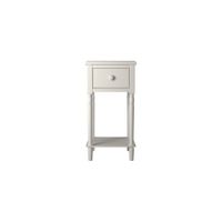 Nova Nightstand with USB in White by Elements International Group