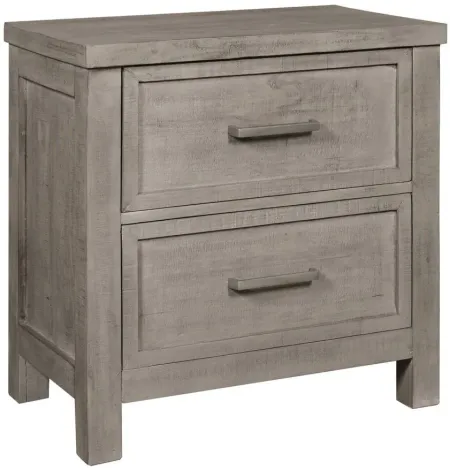 Durango Nightstand in Gray by Samuel Lawrence