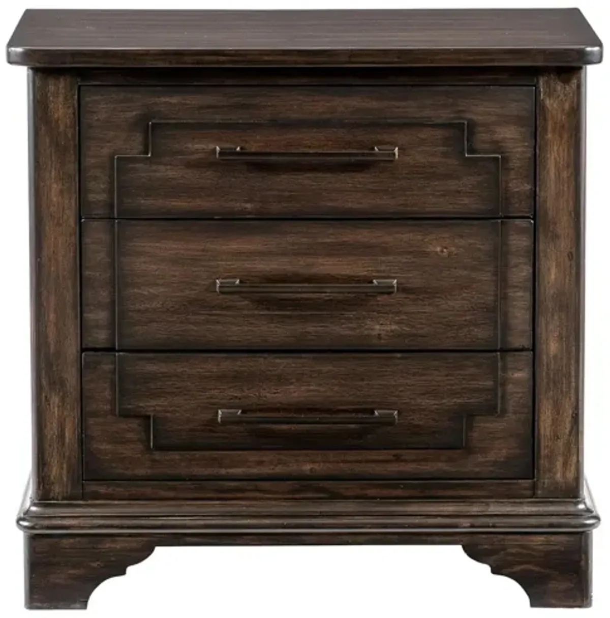 Leesa Nightstand in Rustic Brown by Homelegance