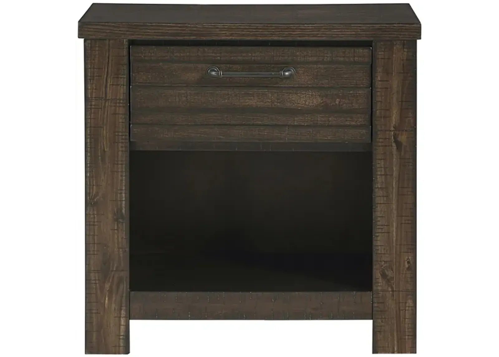 Mackinac Nightstand in Dark Brown by Homelegance