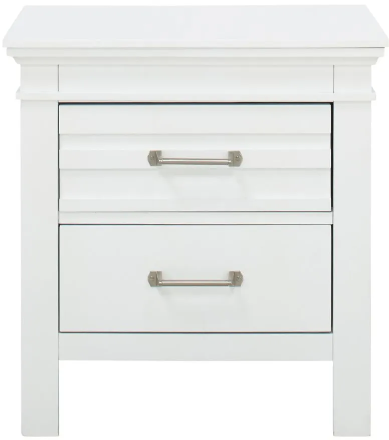 Eastlea Nightstand in White by Bellanest