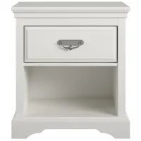 Ameriwood Home Bristol Nightstand in White by DOREL HOME FURNISHINGS