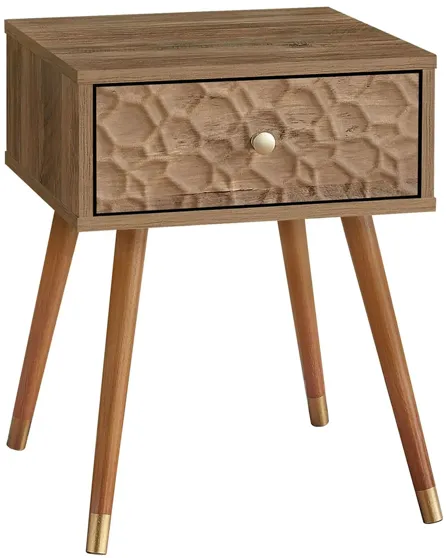 Channing Nightstand in Walnut by Monarch Specialties