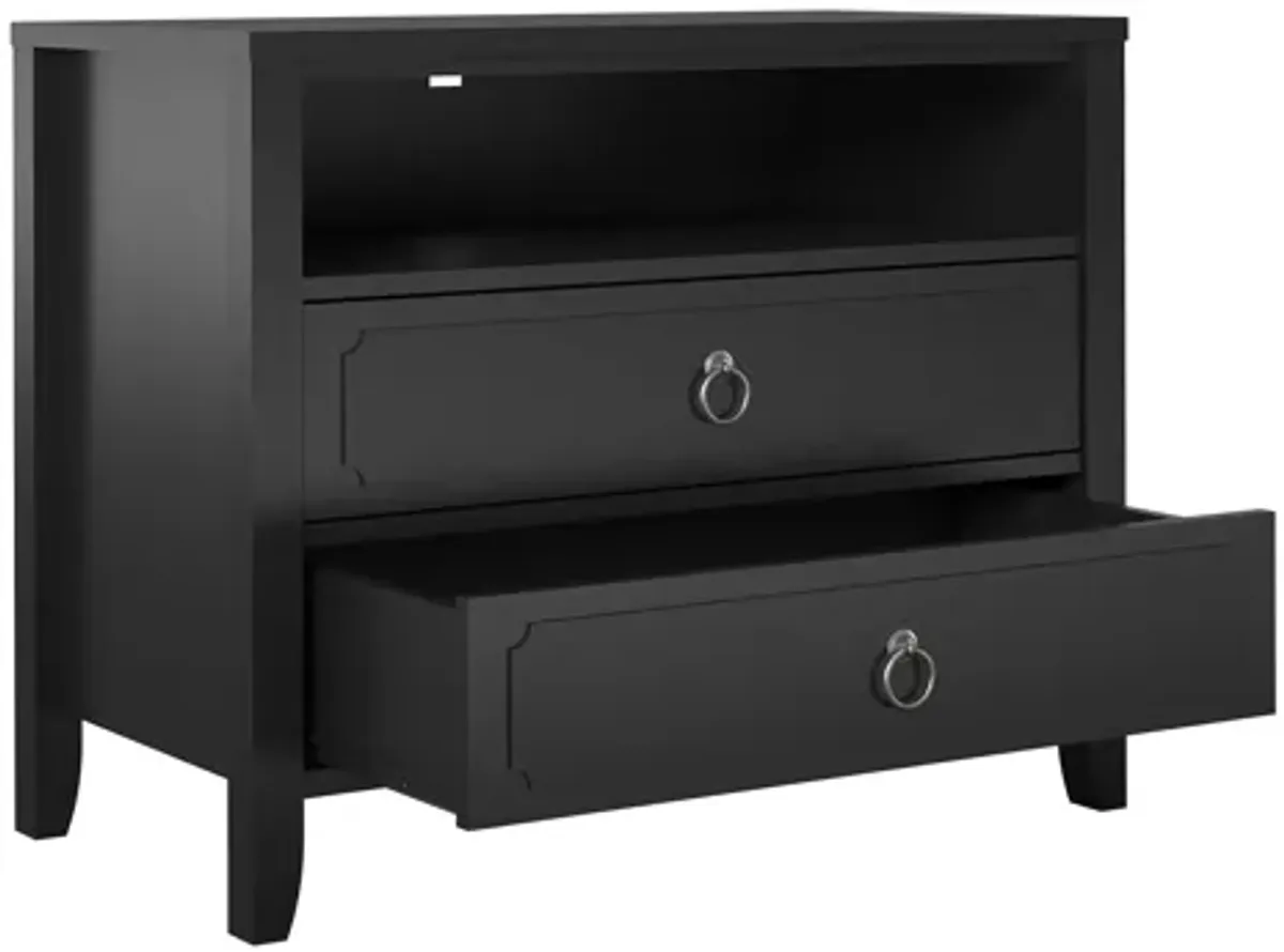 Novogratz Her Majesty Two Drawer Nightstand