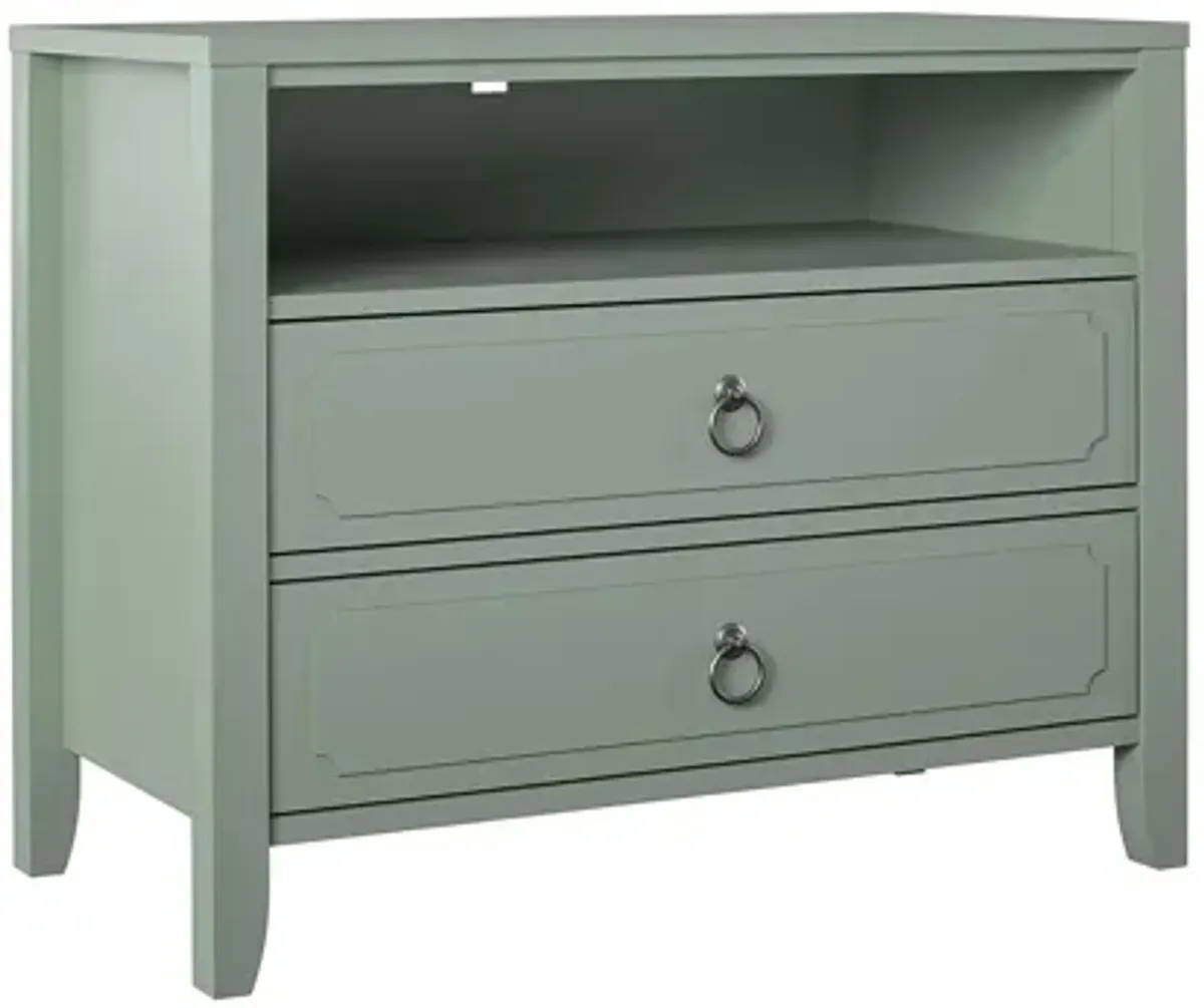 Novogratz Her Majesty Two Drawer Nightstand