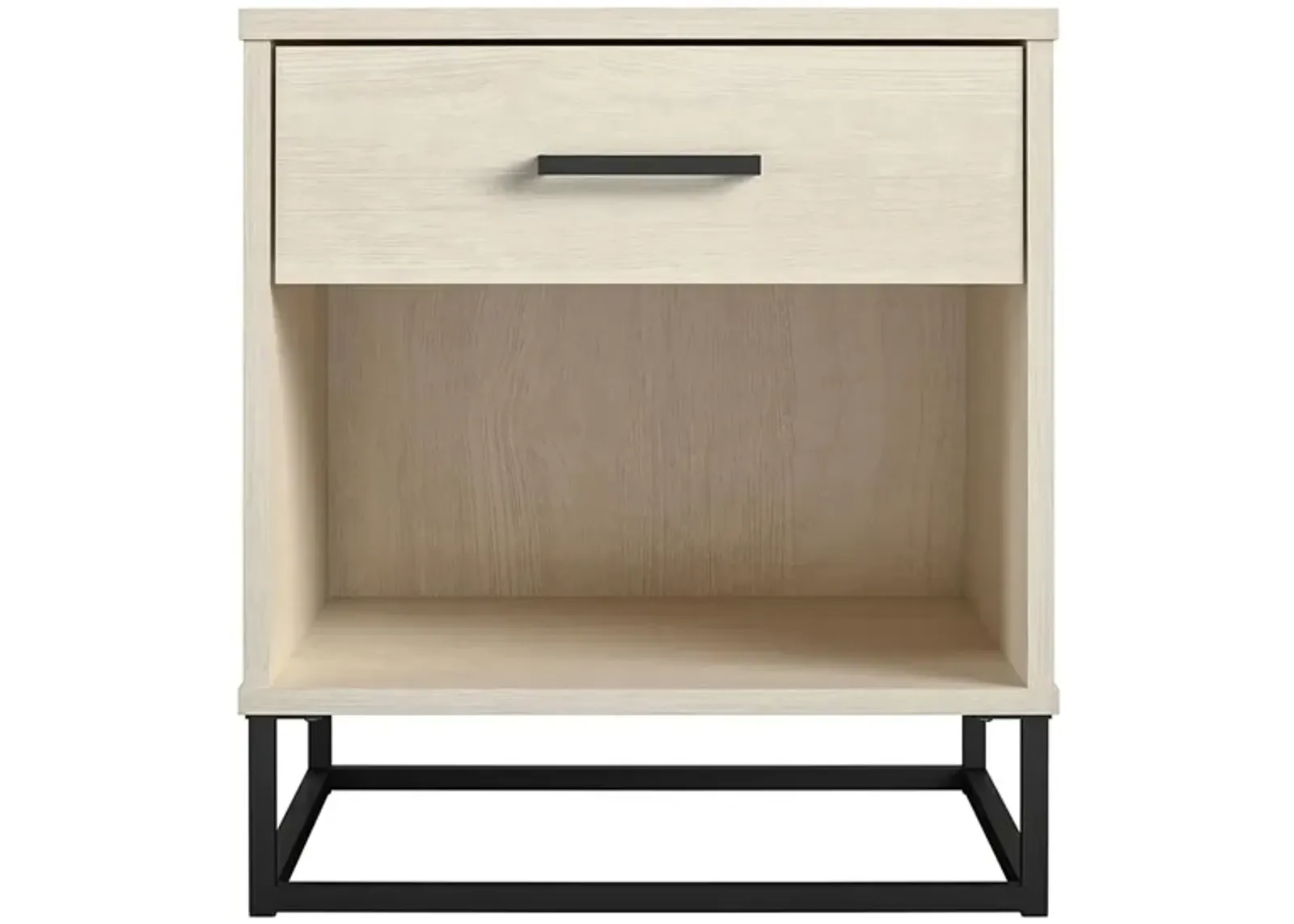 Novogratz Kelly Nightstand in Ivory Oak by DOREL HOME FURNISHINGS