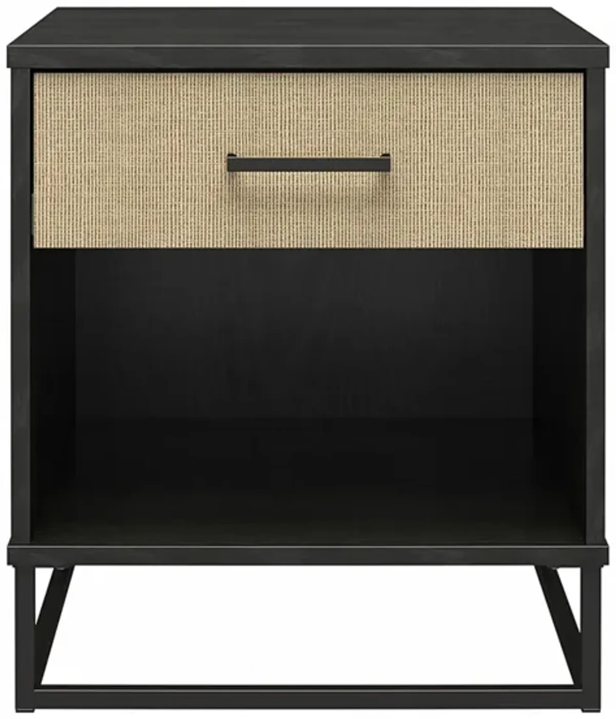 Novogratz Kelly Nightstand in Black Oak by DOREL HOME FURNISHINGS