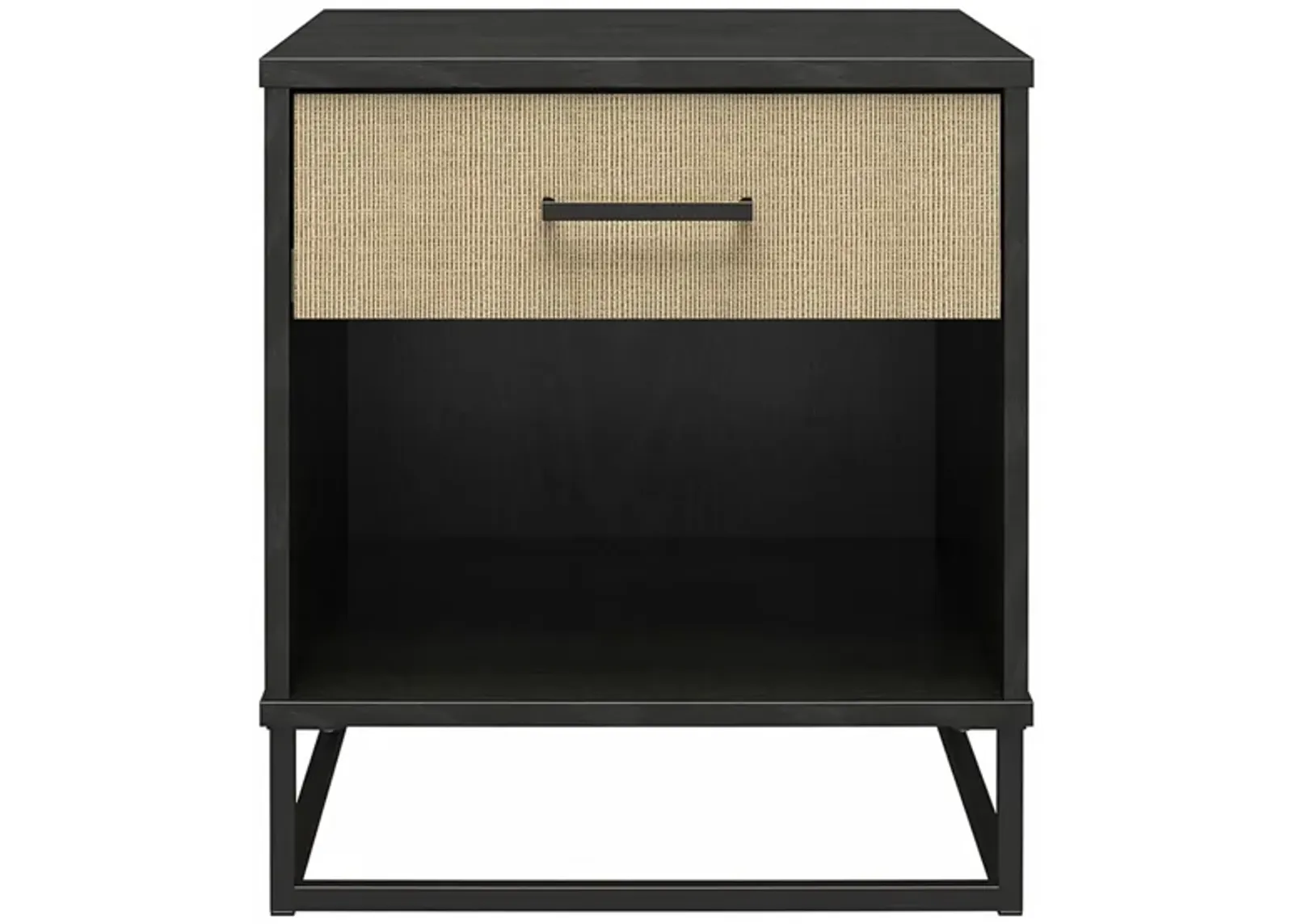 Novogratz Kelly Nightstand in Black Oak by DOREL HOME FURNISHINGS