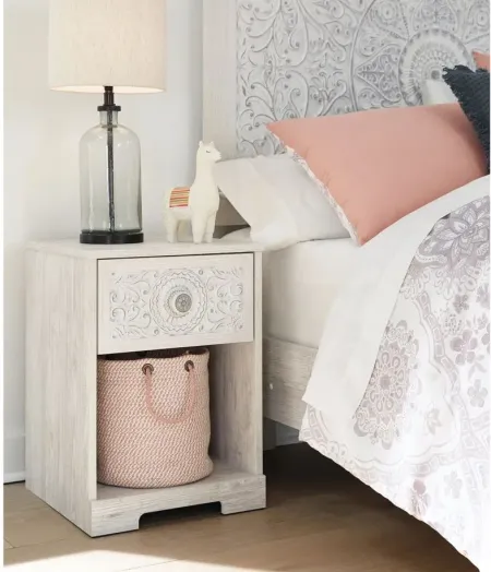 Paxberry Nightstand in Whitewash by Ashley Express