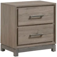 River Nightstand in Canyon Oak by Crown Mark